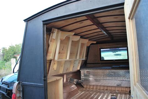 Diy replacment canopy poles for the win. DIY Truck Cabin Ideas 42 - RVtruckCAR | Mobil evler ...