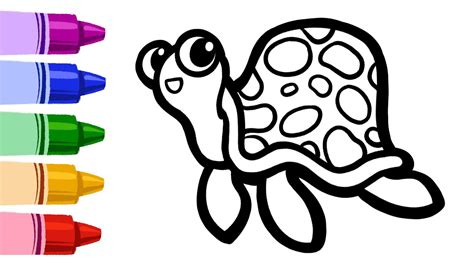Learn how to draw turtles simply by following the steps outlined in our video lessons. Sea Turtle | Easy Drawing and Colouring for Kids | ArtKid ...