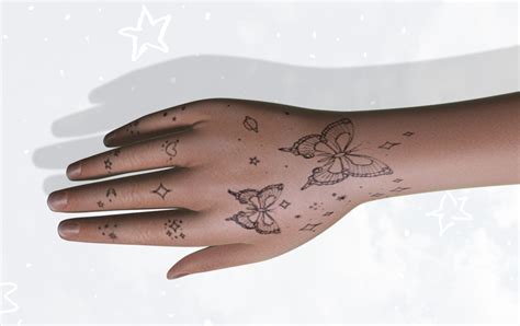 Angelica Right Hand Tattoo