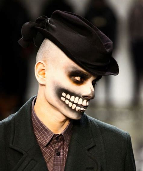 skeleton ooh awesome idea for contest next year mens halloween makeup halloween costumes
