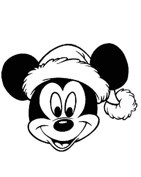 Imágenes Con Dibujos De Mickey Mouse De Navidad Para Colorear