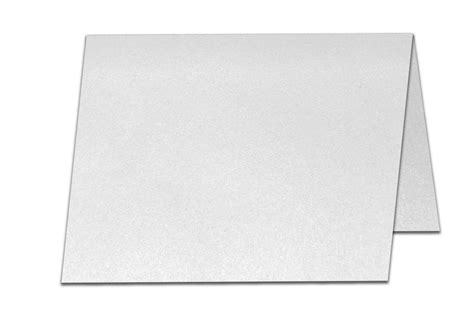 Blank Shimmery A2 Folded Note Cards For Invites And Thank You Notes