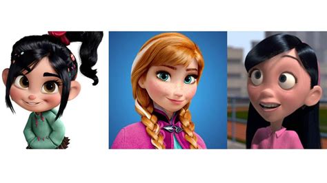 Every Female Face In Recent Disney And Pixar Movies Looks The Same