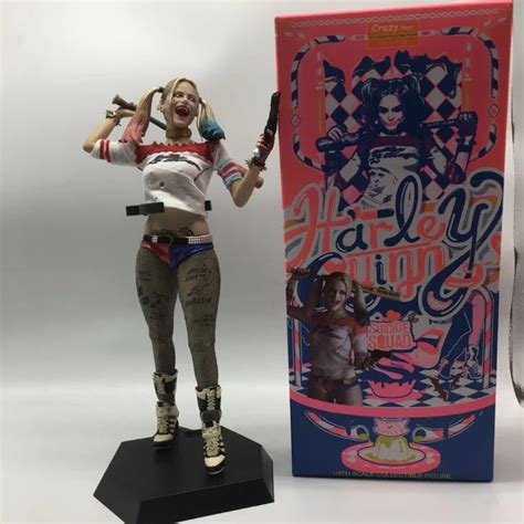 Inch Real Clothes Can Be Undress Crazy Toys Sexy Suicide Squad Harley Quinn Pvc Action Figure