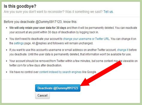 How To Delete A Twitter Account 4 Steps With Pictures
