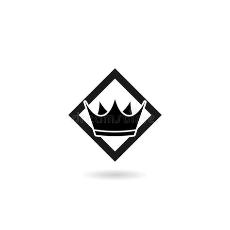 Simple Crown Royalty Icon Stock Vector Illustration Of King 107259318
