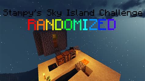Stampy Island Randomized ~ Sky Island Challenge Ep1 Youtube