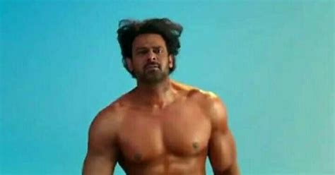 shirtless bollywood men prabhas shirtless