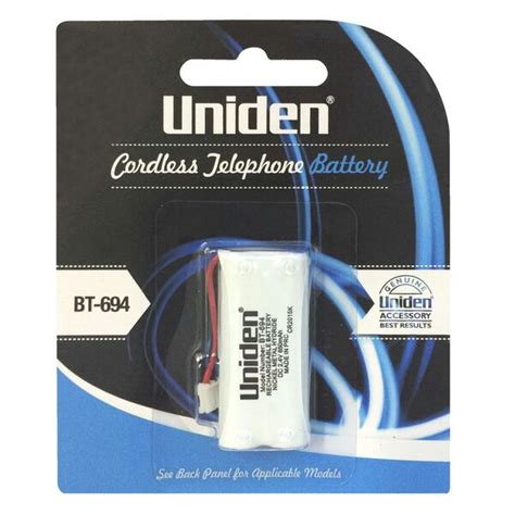 Uniden Cordless Phone Battery Bt694 Officeworks