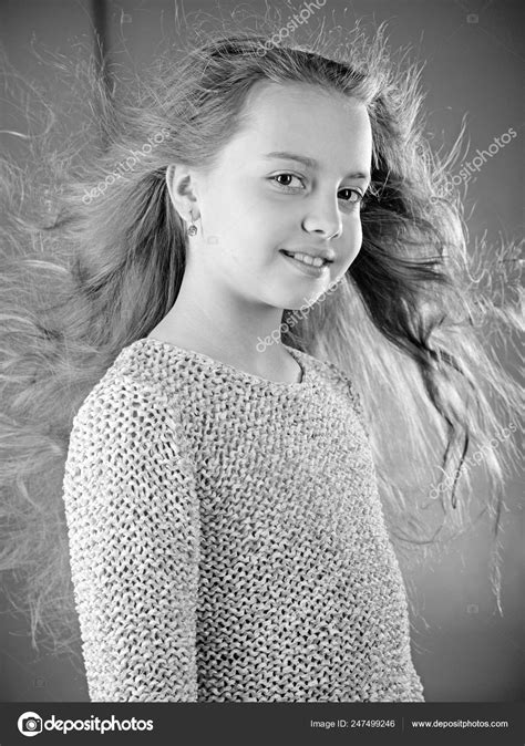 Fashion Portrait Of Little Girl Childhood Of Happy Kid Beauty Kid