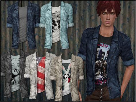 Custom Sims 3 Male Fashion Set 5