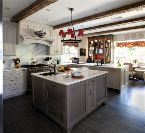 Grey Country Kitchen Traditional Kitchen Dc Metro By Jack Rosen