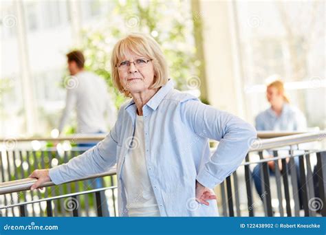 Senior Woman As University Lecturer Stock Photo Image Of College