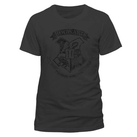 Harry Potter Hogwarts Distressed Crest Official Unisex T Shirt Buy