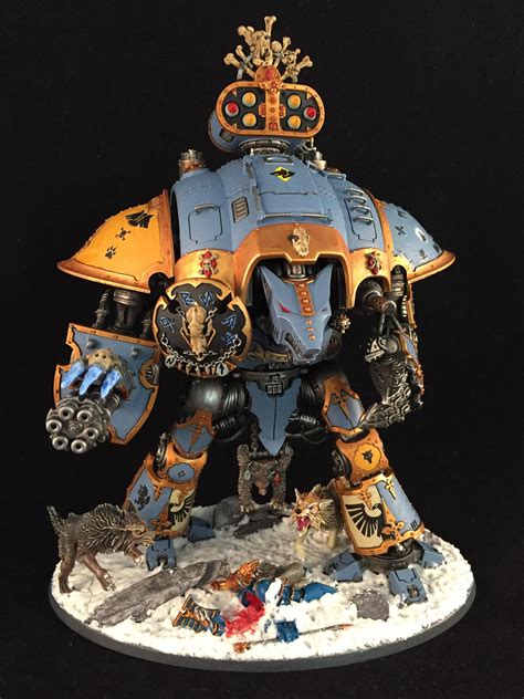 Space Wolves Themed Imperial Knight Completed Warhammer