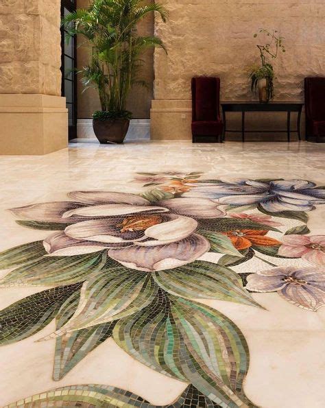 23 Best Flower Tile Ideas Flower Tile Mosaic Tiles Waterjet Mosaic Tile