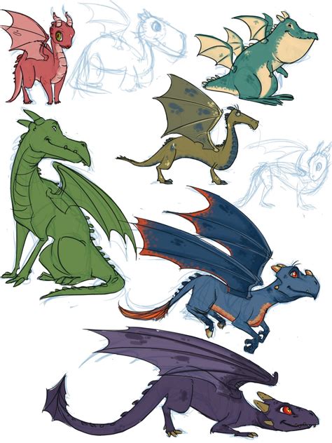 Your design concept becomes the framework for all your design decisions. Kauritsuo's Blog: Concept art for Childrens Book: Dragons