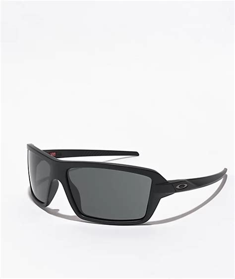 Oakley Cables Matte Black And Prizm Grey Sunglasses