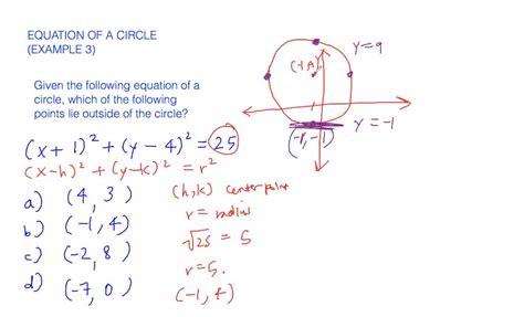 Equation Of A Circle Example 1 Numerade