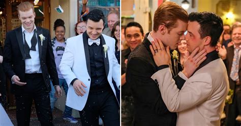 See The Pictures From Ian And Mickeys Wedding On Shameless Popsugar Entertainment Uk