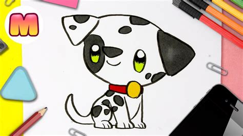 Quelques coups de crayons et une dose. COMO DIBUJAR UN PERRO DALMATA KAWAII - dibujos kawaii ...
