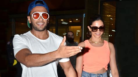 Deepika Padukone And Ranveer Singh Returned From Vacation In Coordinated Outfits Vogue India