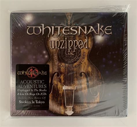 Cd Duplo Whitesnake Unzipped 2018 Deluxe Edition Importado Mercado