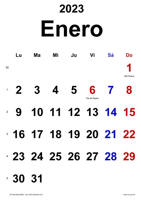 Calendario 2023 En Word Excel Y Pdf Calendarpedia Images
