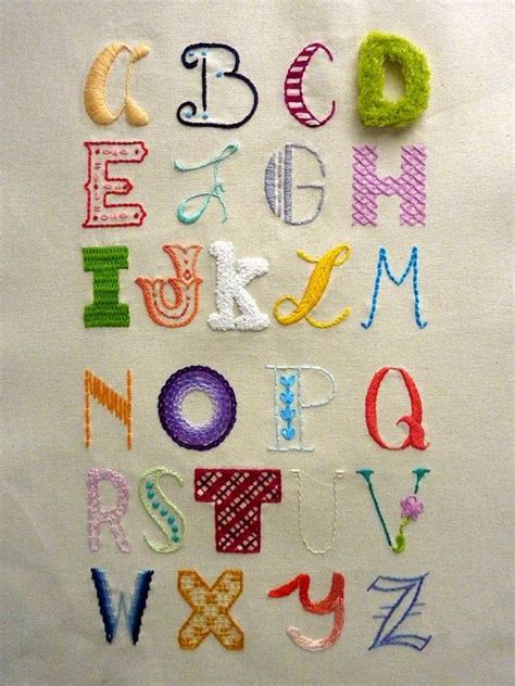 Alphabet Embroidery Sampler Embroidery Sampler Hand E