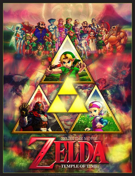 Zelda The Movie Poster Ii By Soenkesadventure On Deviantart Legend Of