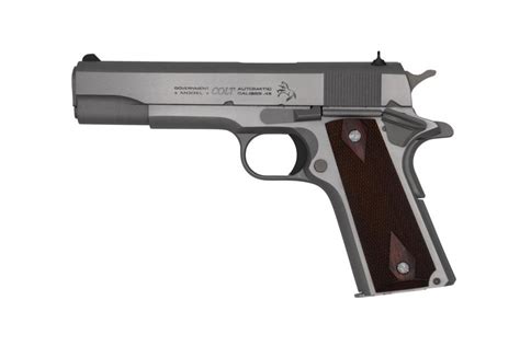 Shop Colt 1911 Classic 45 Acp Stainless Pistol With Wood Grips For Sale