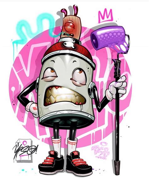 A Cartoon Character Holding A Hair Dryer On Top Of His Head