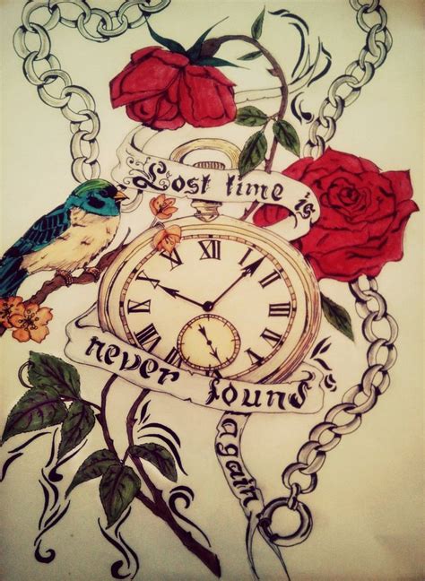 醉玲珑 / zui ling long. Lost time is never found again | Tattoos | Pinterest