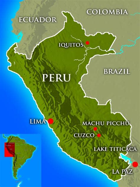 MAPAS DE PERU America
