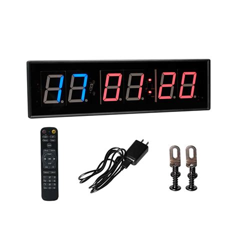 Led Interval Timer Gym Timer Fitness Timer For Intervals With Remote