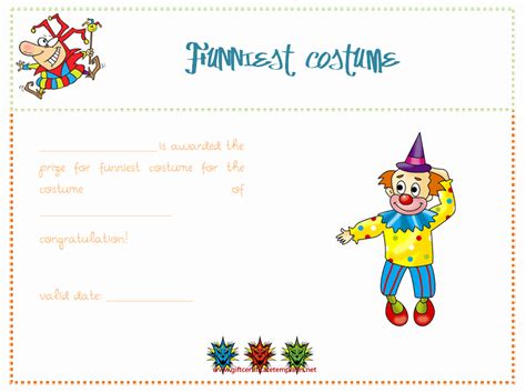 √ 20 Best Costume Award Template ™ Dannybarrantes Template