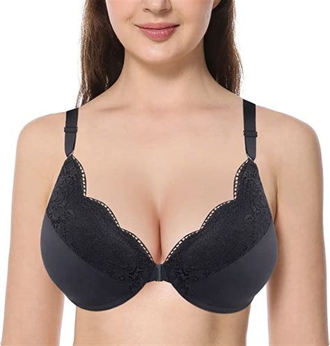 Xuesnrol Bras Front Closure For Women Plus Size Support Underwire Full