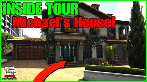 Michael De Santa House Tour Gta 5 Online Full Access Youtube