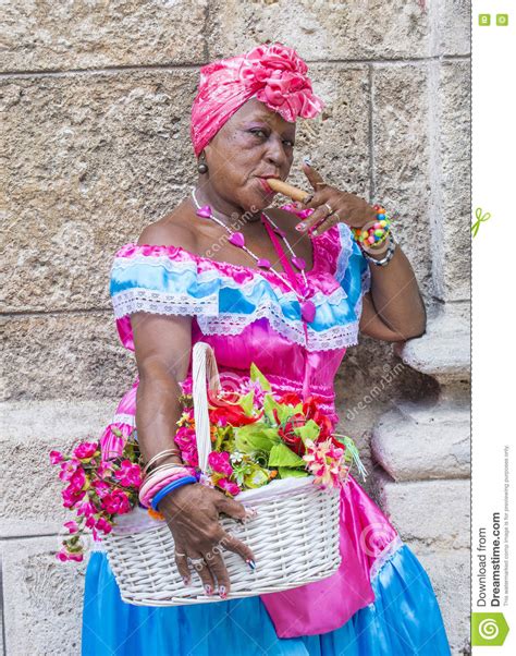Portrait Of A Cuban Woman Editorial Photo Image Of Female 78852196