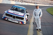 The No. 59 BMW 3.0 CSL Group 4 race car with driver Brian Redman ...