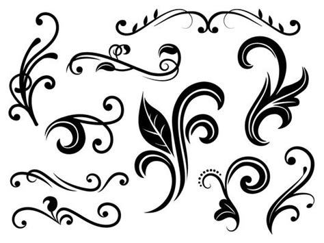 Western Flourish Ornament Vector 105714 Vector Art At Vecteezy