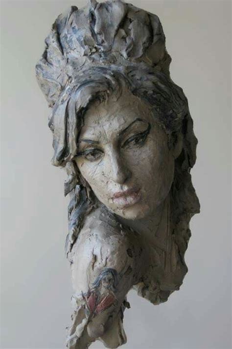 Amy Winehouse By Suzie Zamit Sculpture Art Portrait Sculpture
