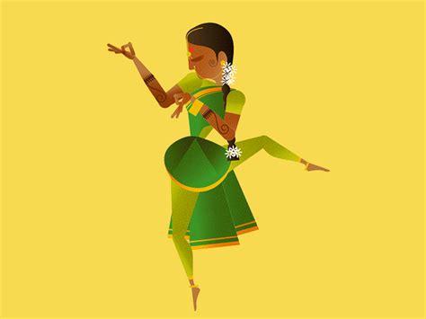 Indian dance, movement, film., and discover more than 10 million. Indian girl animation by Sandra Hiralal on Dribbble