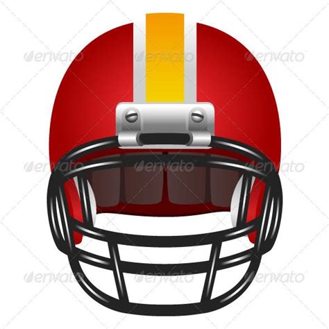 Football Helmet Template Vector At Collection Of