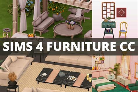Sims Maxis Match Cc Furniture Packs Tutor Suhu