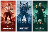 The Three Flavours Cornetto Trilogy posters by Adam Rabalais : movies
