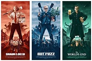 The Three Flavours Cornetto Trilogy posters by Adam Rabalais : movies