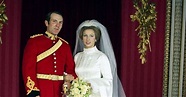 Królewskie śluby - księżniczka Anna i Mark Philips. - Brytyjska Rodzina ...