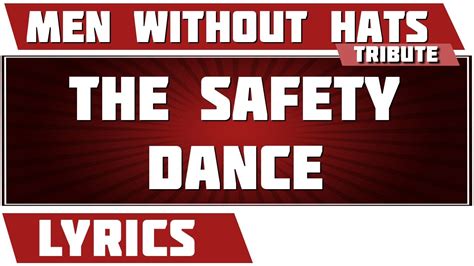 The Safety Dance Men Without Hats Tribute Lyrics Youtube