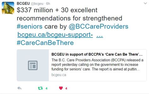 BCCPA S Care Can Be There Report Triggers Passionate Response From BC